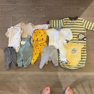 Newborn Baby Boy Clothing Bundle